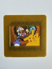 Pokemon Meiji Picture Frame Psyduck Pikachu Squirtle Bulbasaur Very Rare Slide picture