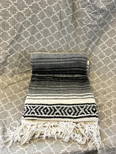 NEW - HN Authentic Mexican Blankets - Hand Woven Blanket - 70