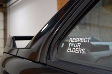 Respect Your Elders for BMW Sticker Decal Aufkleber picture