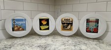 Rosanna French Café Label Plates Set of 4 – 8” Dessert / Salad Plates picture