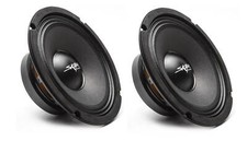 (2) NEW SKAR AUDIO FSX8-8 8-INCH 8 OHM 350W MAX CAR PRO AUDIO SPEAKERS - PAIR picture