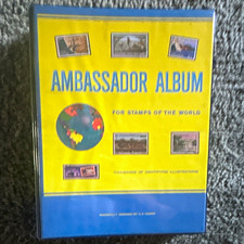 H.E. Harris Ambassador Album for Stamps of the World Illustrated Stamp Album OBO picture