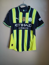 Manchester City Football Shirt Player Edition Medium 2024/25 Wilson Esbrand  picture