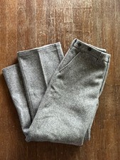 Vintage 60s 70s Filson Mackinaw Grey Wool Pants Talon Zipper Gray Style 89  picture