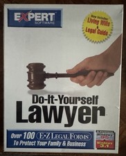 Vintage Do It Yourself Lawyer Computer Software for Windows CD-ROM NIB picture