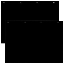 Rezaw-Plast Semi-Truck Mud Flaps /Pair/ 18in W -24in L Black Polymer Heavy Duty picture