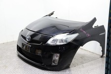 JDM 2010-2015 TOYOTA PRIUS FRONT NOSE CUT COMPLETE BLACK HOOD FENDERS BUMPER picture