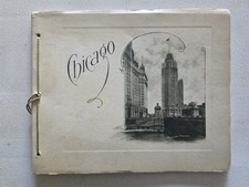 Chicago Illinois Antique Book Portfolio of Photographs 1927, 24 Photogravures picture