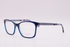 NEW ISAAC MIZRAHI NEW YORK IM30035 BL BLUE AUTHENTIC EYEGLASSES 53-16 picture