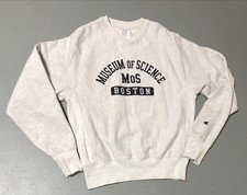 Vintage Champion Adult S Reverse Weave Crewneck Preppy School Athletic Gray picture