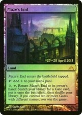 1x FOIL MAZE'S END - Dragon's Maze Promo  - MTG - NM - Magic the Gathering picture