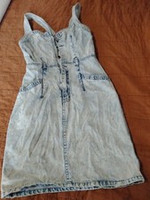 vintage acid washed denim jumper  picture