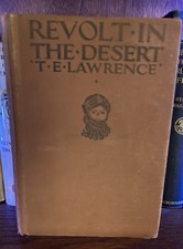 Revolt in the Desert by T. E. Lawrence (1st American Edition, 1927, HC, Illus) picture