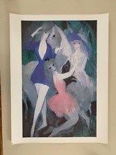 MARIE LAURENCIN,'SPANISH DANCERS,1921' RARE 2000 ART PRINT, LAST ONE picture