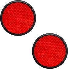 Red), Universal Motorcycle Accessories (Round, Motorcycle Rear Safety Reflector picture