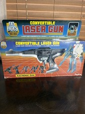 Vintage 1985 GoBots Convertible Laser Gun Robot Toy WORKING w/ Original Box picture