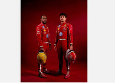 Ferrari HP Racing Suit F1 Style with Free Gloves CIK/FIA LEVEL 2 Approved. picture