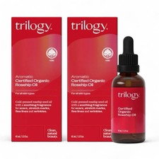 [Trilogy] 2 x Certified Organic Rosehip Oil 45ml For Stretchmarks / Wrinkles picture