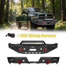 For 1994-2001 Dodge Ram 1500&1994-2002 Ram 2500/3500 Front Rear Bumper w /Lights picture