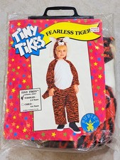 Vintage NOS 1990s Children’s Halloween Tiger Costume - NEW - See Description picture