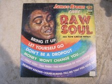 James Brown Sings Raw Soul vinyl LP picture