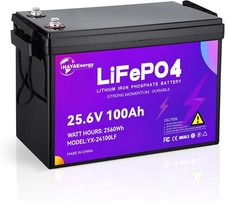 24V 100Ah LiFePO4 Lithium Battery Pack for RV and Solar Applications picture