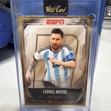 Wild Card 2026 ESPN Gold Vinyl Lionel Messi 1/1 picture