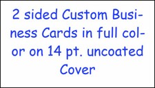 5000 2 SIDED FULL COLOR CUSTOM BUSINESS CARDS picture