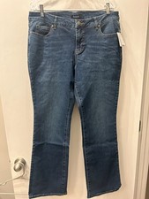 NWT Relativity Women's Size 12 Denim Jeans Classic Orig. $50 picture