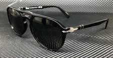 PERSOL PO3235S 95 31 Black Pilot Unisex 55 mm Sunglasses picture