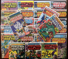 26x VINTAGE 1979-83 POWER MAN & IRON FIST LOT KEYS 2nd 3rd 4th SABRETOOTH X-Men picture