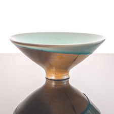 Superb Japanese Large Tea Bowl, Tanba Ware by Uenaka Tsuyoshi, Firewood picture