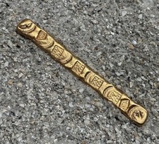 1622 Nuestra Senora de Atocha 24k Gold Plated Pirate Shipwreck Finger Cast Bar picture