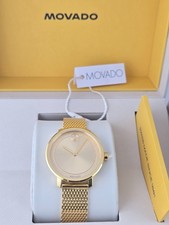 $695 MSRP | Movado Bold Women's Gold Dial Stainless Steel Watch - 3600580 picture