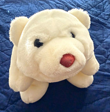 GUND Polar Bear Plush Stuffed Animal Vintage 1980 picture