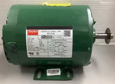Dayton 1YBV8BG Agricultural Fan Motor 1/2HP 115/230VAC 1725RPM (R109) picture