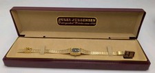 Vintage Jules Jurgensen Diamond Accent Ladies Watch Model 6831 Gold Tone picture