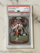 Joe Burrow 2020 Prizm RC #307 PSA 10 GEM MT Bengals picture