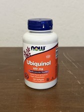 NOW FOODS Ubiquinol 100 mg (Active Form of CoQ10) 120 Softgels-Exp 02/2028 picture