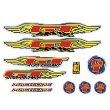 1997 GT BMX - Mach One - decal set - chrome picture