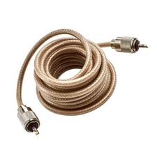 RoadPro RP-8X12CL Clear 12FT CB Antenna with Mini-8 Coax Cable for CB Antenna St picture