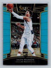 Jalen Brunson 2018-19 Panini Select #8 Light Blue Prizm #/299 Rookie RC picture