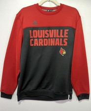 Adidas Louisville Cardinals Sweatshirt Mens M Red Black NCAA Crewneck UofL EUC picture