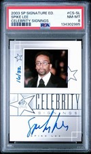 2003 UPPER DECK SP SPIKE LEE AUTO ON CARD POP 2 #CS-SL KNICKS  picture