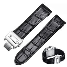 Leather Band For Cartier Santos 100 20/23mm Watch Strap picture