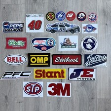 Lot of 22 NASCAR Auto Racing Fan & Contingency Decals Stickers Vintage NOS picture