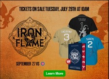 PRESALE - Boston Red Sox Iron Flame Day VIP Book & Jersey (9/27 Pickup) Fenway picture