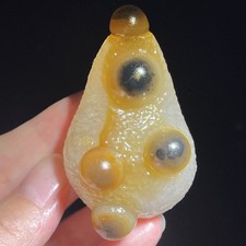 Natural Unique China Inner Mongolia Gobi Eye Agate Stone Specimen picture