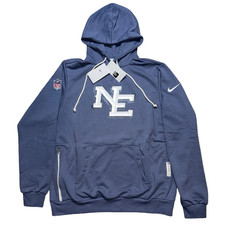 New England Patriots AUTHENTIC Nike 2026 Rivalries Collection Hoodie Storm Blue picture