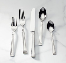 Lenox Esquire 5-Pc Place Setting Flatware Set Mirrored 18/10 Stainless Steel picture